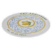 Italienisches Hartglas Schneidebrett (Ecke)