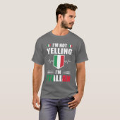 Italienisches Heartbeat Retro der italienischen Fl T-Shirt (Vorne ganz)