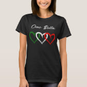 Italienisches Herz | Ciao Bella | Ihr Text T-Shirt (Vorderseite)