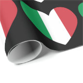 Italienisches Herz Geschenkpapier (Rolleneckpunkt)