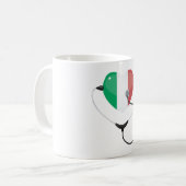 Italienisches Herz mit Stethoscope Gesundheitswese Kaffeetasse (Vorderseite Links)