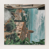 Italienisches Hilltop Village über den Rolling Hil Puzzle (Horizontal)