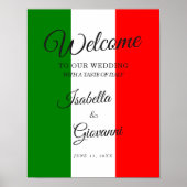 Italienisches Hochzeitssymbol Poster (Vorne)