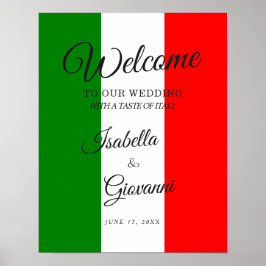 Italienisches Hochzeitssymbol Poster
