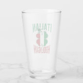Italienisches Hooligan-Kleeblatt Glas (Rückseite)