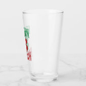 Italienisches Hooligan-Kleeblatt Glas (Links)