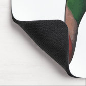 ITALIENISCHES HORN MIT BÖSEM BLICK, CORNO MOUSEPAD (Ecke)