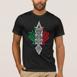 Italienisches kanadisches Ahornblatt T-Shirt