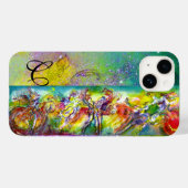 ITALIENISCHES KARNIVAL MONOGRAM/ Tanz, Musik, Thea Case-Mate iPhone Hülle (Rückseite (Horizontal))