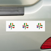 Italienisches Kleeblatt Autoaufkleber (Auf Auto)