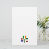 Italienisches Kleeblatt Briefpapier (Stehend Vorderseite)