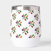 Italienisches Kleeblatt Kelly Green Personalisieru (Rückseite)