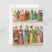 Italienisches Kleid Postkarte (Vorne/Hinten)