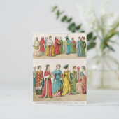 Italienisches Kleid Postkarte (Stehend Vorderseite)