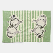 Italienisches Knoblauch-Geschirrtuch Handtuch (Horizontal)