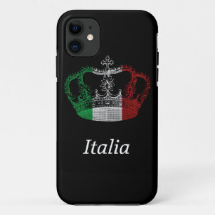 Italienisches Kronen-Flagge-Handyhülle iPhone 11 Hülle