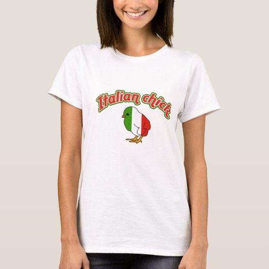 Italienisches Küken T-Shirt (Vorderseite)