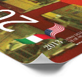 Italienisches Kulturposter 2013 Poster (Ecke)