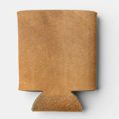 Italienisches Lambskin-Leder: Vintage Textur Dosenkühler (Rückseite)