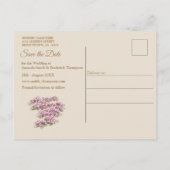 Italienisches Land Zuhause im Freien Ankündigungspostkarte (Rückseite)