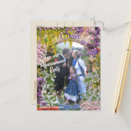 Italienisches Land Zuhause im Freien Ankündigungspostkarte