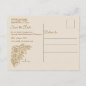 Italienisches Land Zuhause im Freien Ankündigungspostkarte (Rückseite)