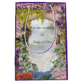 Italienisches Land Zuhause im Freien Mittlere Geschenktüte (Vorderseite)