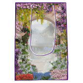 Italienisches Land Zuhause im Freien Mittlere Geschenktüte (Rückseite)