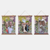 Italienisches Land Zuhause im Freien Wandteppich Mit Holzrahmen (Dreifach)