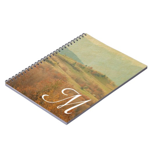 Italienisches Ländereien-Monogramm - Erstnotierung Notizblock (Linke Seite)