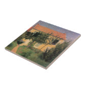 Italienisches Landhaus mit rotem Dach Fliese (Seite)