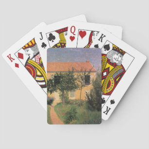 Italienisches Landhaus mit rotem Dach Spielkarten