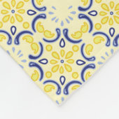 Italienisches Lebenserlebnis Fleecedecke (Ecke)