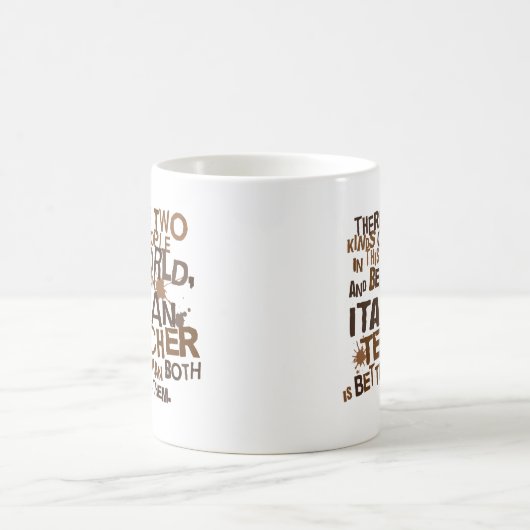 Italienisches Lehrer-Geschenk Kaffeetasse (Mittel)