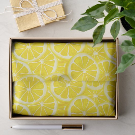 Italienisches Lemon Slices Decoupage Fruit Tissue Seidenpapier (Geschenk)