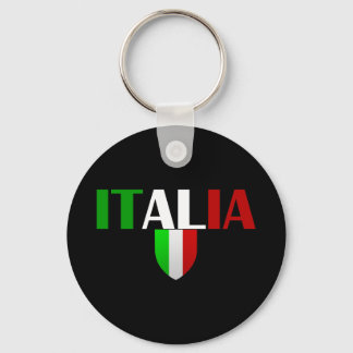 Italienisches Logo-Fahne für Italiener Schlüsselanhänger