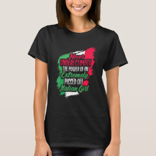 Italienisches Mädchen für ein Italien 1 T-Shirt
