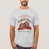 Italienisches Meatballs Spaghetti Wohltätigkeit Ev T-Shirt (Vorderseite)