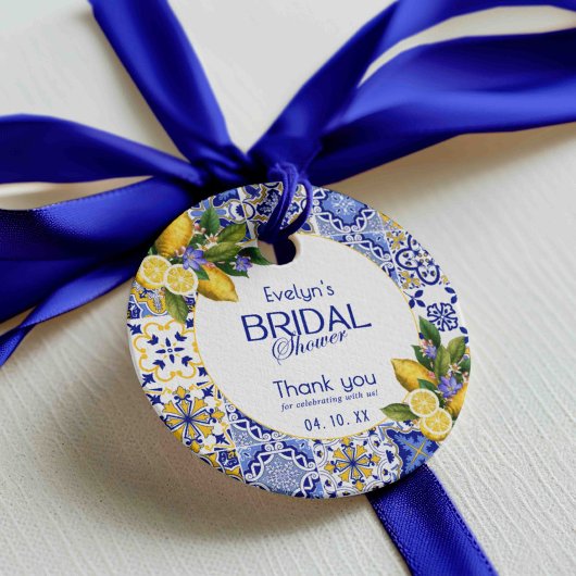 Italienisches Mosaik-Brautparty Geschenkanhänger