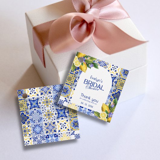 Italienisches Mosaik-Brautparty Geschenkanhänger