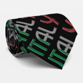 Italienisches Muster für Flaggenfarben Krawatte (Gerollt)