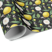 Italienisches Muster für Wasserfarben Geschenkpapier (Rolleneckpunkt)