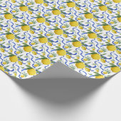 Italienisches Muster für Wasserfarben Geschenkpapier (Ecke)