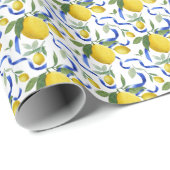 Italienisches Muster für Wasserfarben Geschenkpapier (Rolleneckpunkt)