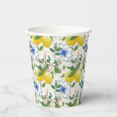 Italienisches Muster für Wasserfarben Pappbecher (Rückseite)