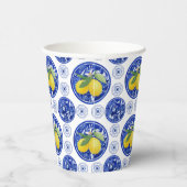 Italienisches Muster für Wasserfarben Pappbecher (Rechts)