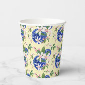 Italienisches Muster für Wasserfarben Pappbecher (Rückseite)