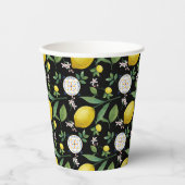 Italienisches Muster für Wasserfarben Pappbecher (Vorderseite)