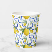 Italienisches Muster für Wasserfarben Pappbecher (Vorderseite)