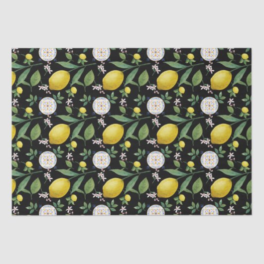 Italienisches Muster für Wasserfarben Seidenpapier (Vorderseite)